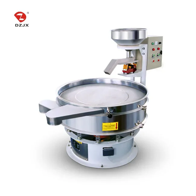 Mobile customized circular protein chemical powder Ultrasonic vibrating sifting sieve screen machine