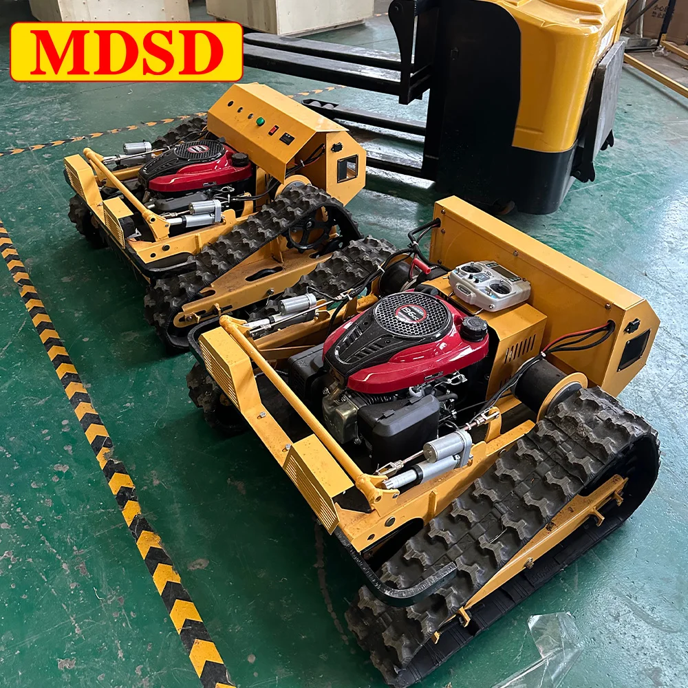 Remote Control Lawn Mower GPS Navigation Robot Grass Cutter Slope-Climbing Waterproof Lawn Mower for Large Yard Golf Course