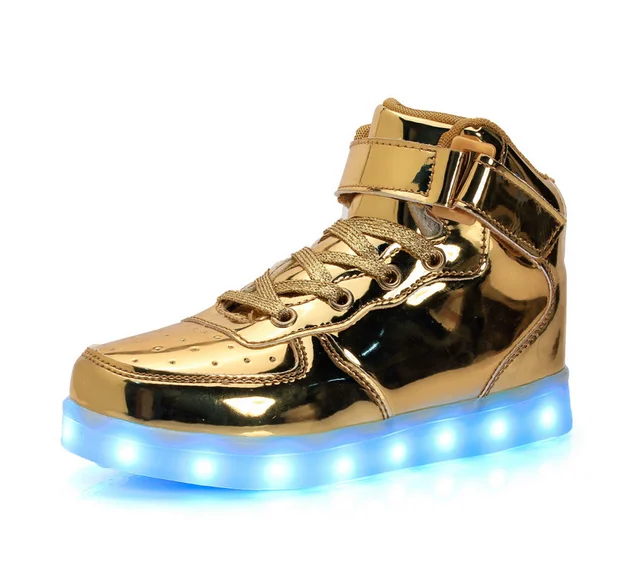 Size 25-46 LED Lights Shoes Glowing Sneakers for Children & Adult Women Men Tennis for Kids Boys Girls Luminous Slippers Boots