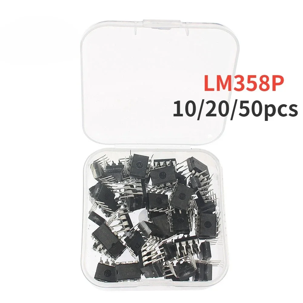 10/20/50PCS Operational Amplifiers IC LM358 LM358P DIP8 New Original IC Chip Electronic Kit Integrated Circuits