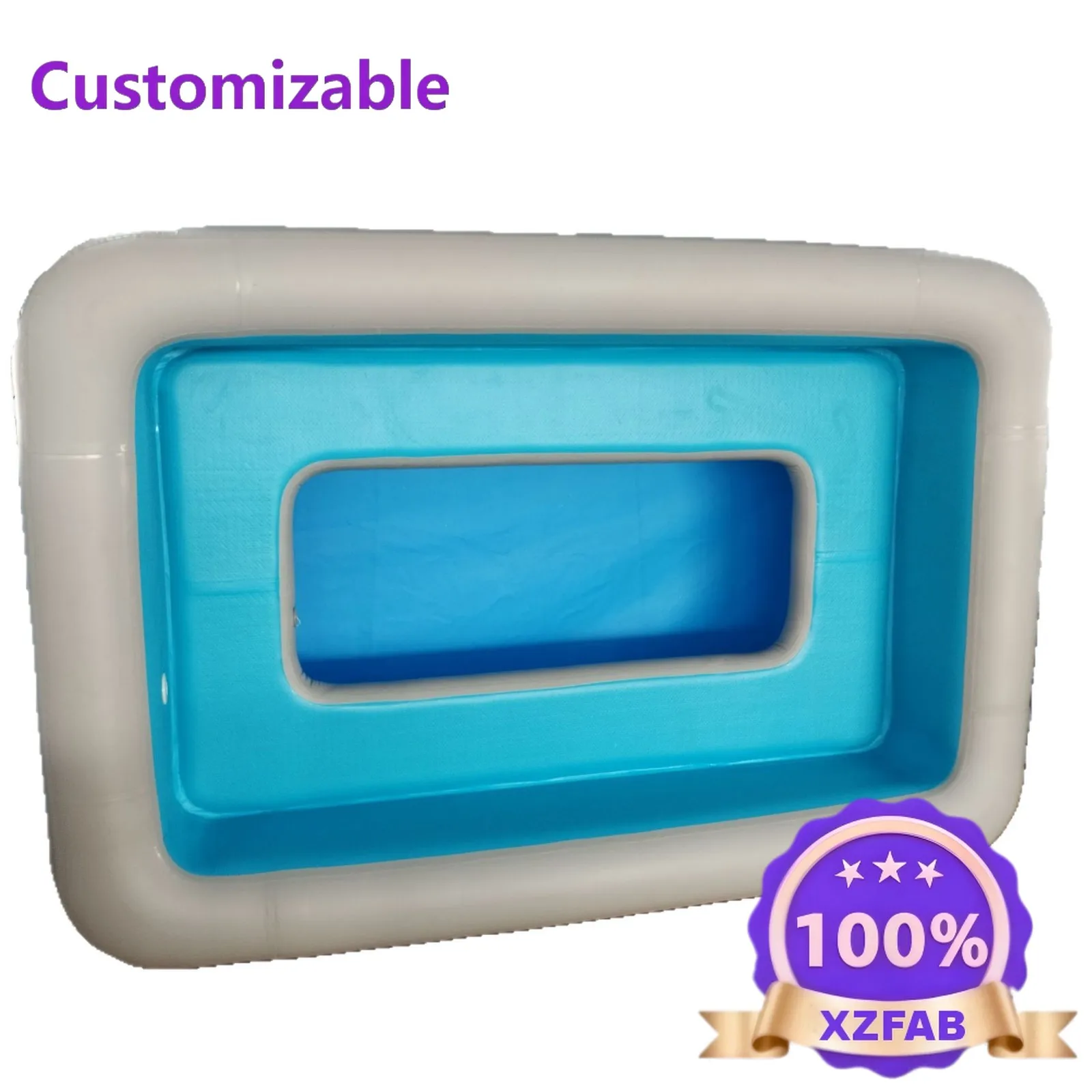 Factory Direct 2026 Inflatable swimming pool Cushion model Children's swimming  Inflatable Family play pool Baby ocean ball  Fis