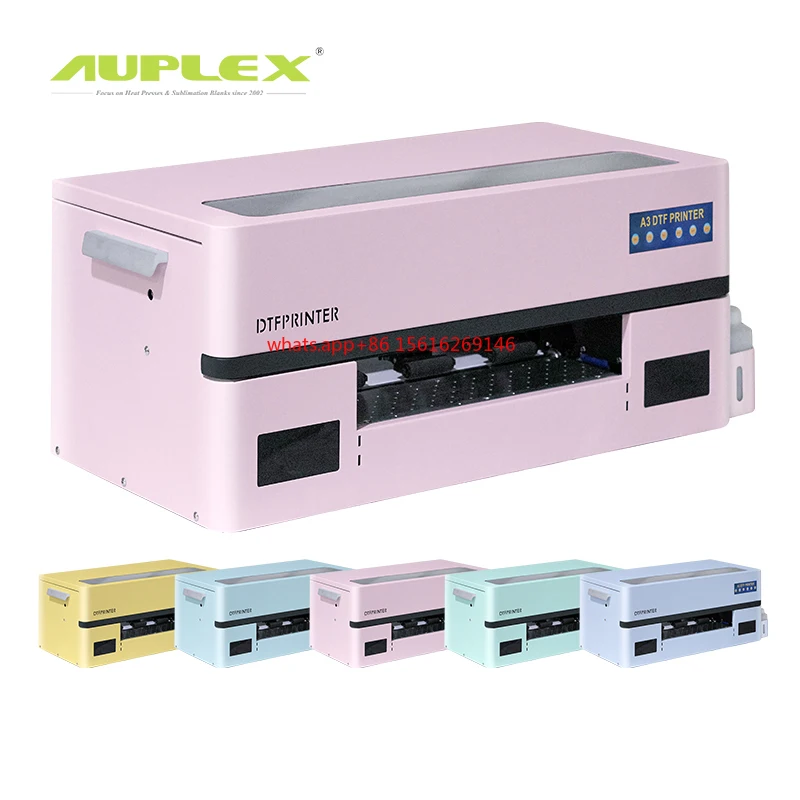 

2024 Auplex DTF XP600 Ready Press UV AB DTF Film A3 PET 2-Head Impresora Digital Printer Automatic Key Selling Point A4 Print