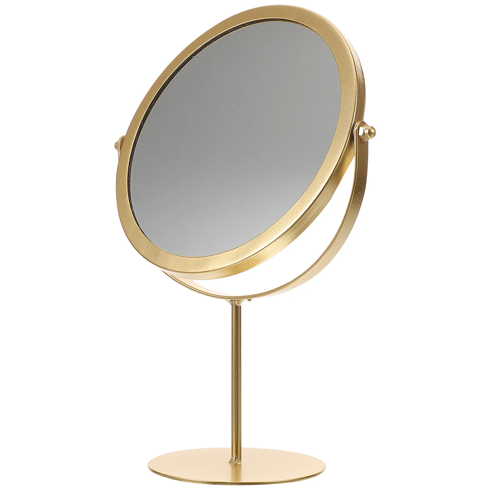 

Vanity Mirror Standing with Lights Round Table Top Makeup Hand Scene Decor Woman Desktop