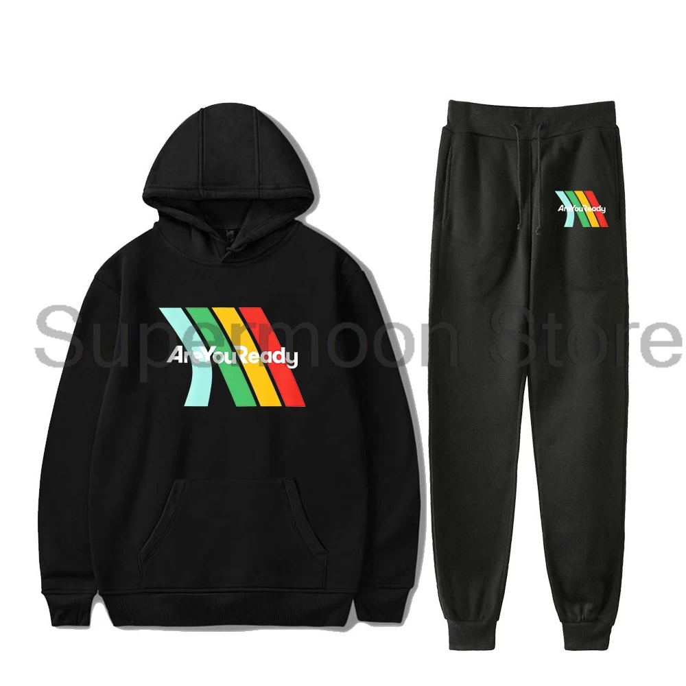 

Shooting Game ARC Raiders AreYouReady Hoodi Jogger Pants Two Piece Set Sweatshirts+Sweatpants Women Men Outfit Sets