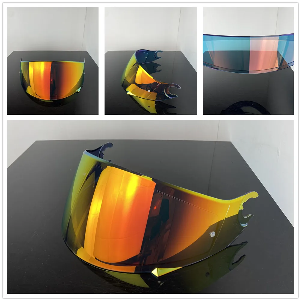 Visera de carbono espartano para Casco de motocicleta, protección UV, galvanizado, para SPARTAN SHARK/D Skwal 2