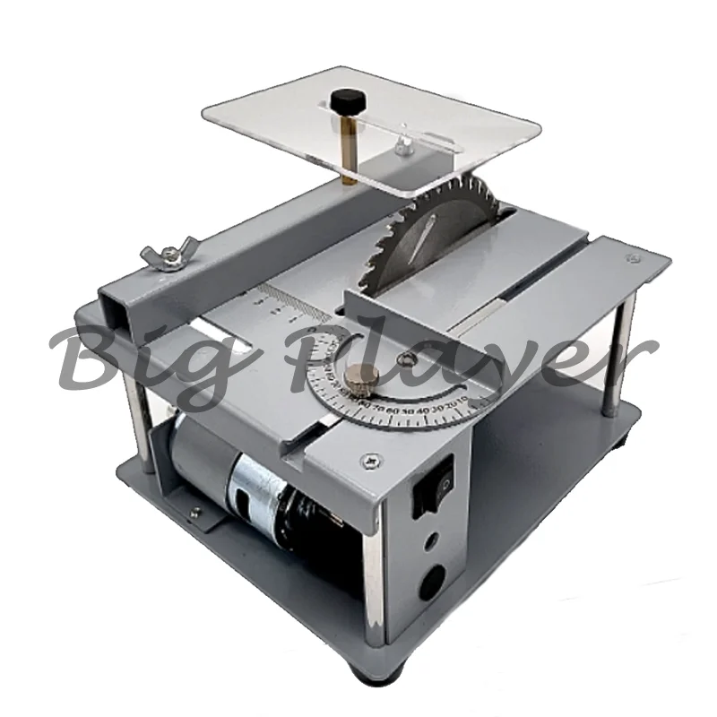 Mini Multifunctional Table Saw PCB Small Desktop Cutting Machine Diy Model Woodworking 96W/150W Household Electric Saw