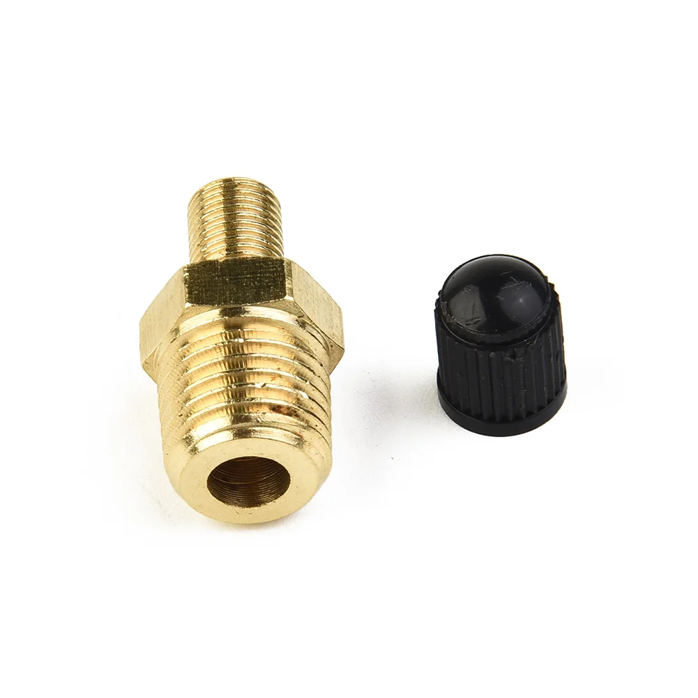 1PCS 1/4Inches New NPT Brass Air Tank Fill Valve Air Compressor Replacement Solid Nickel Plated Accessories Plug-And-Play