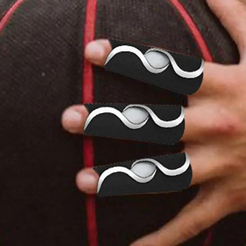 Basketball Finger Protector 2pcs Finger Brace Joint Support Breathable Adjustable Sports Compression Sleeve Elastic Thumb Sleeve