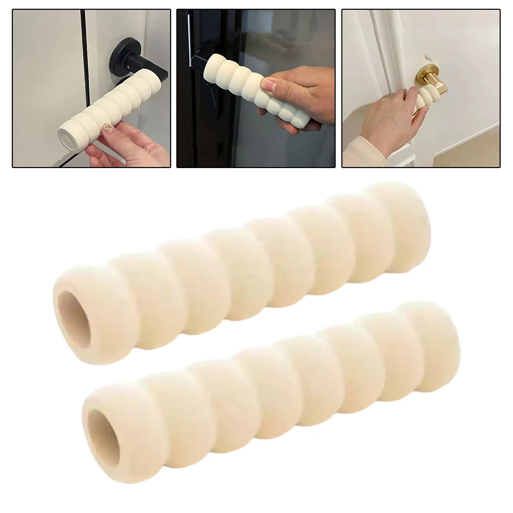 Maniglia per porta con impugnatura ergonomica Paraurti per soggiorno Maniglia per porta da 14 mm Protezione per paraurti Protezione in gomma Resistenza al freddo
