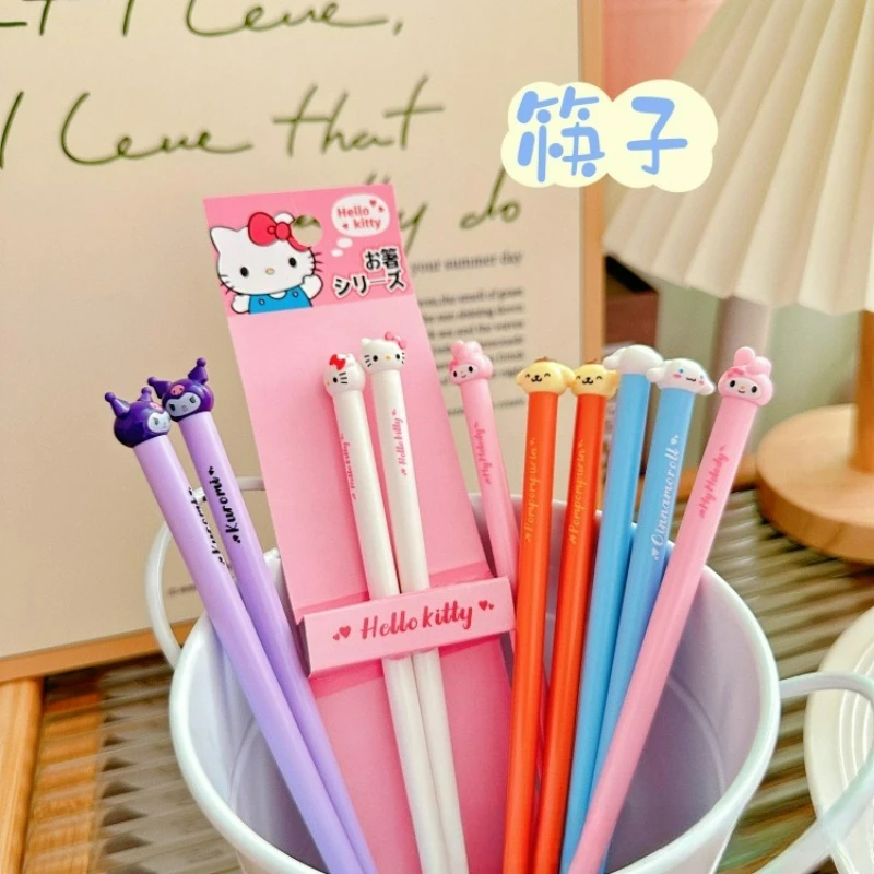 Мультяшные палочки для еды Куроми и Синаморолл для студенческого общежития, для одного человека, устойчивые к плесени, милые, красивые.