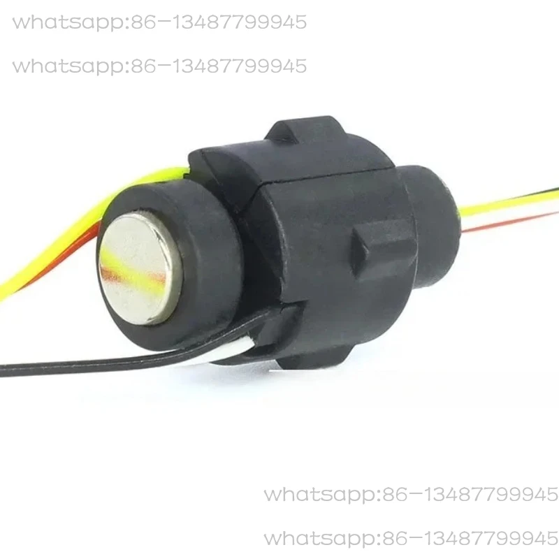 

4-wire miniature slip ring conductive cap type slip 360 degree rotation 1A signal conductive slip ring 3PCS