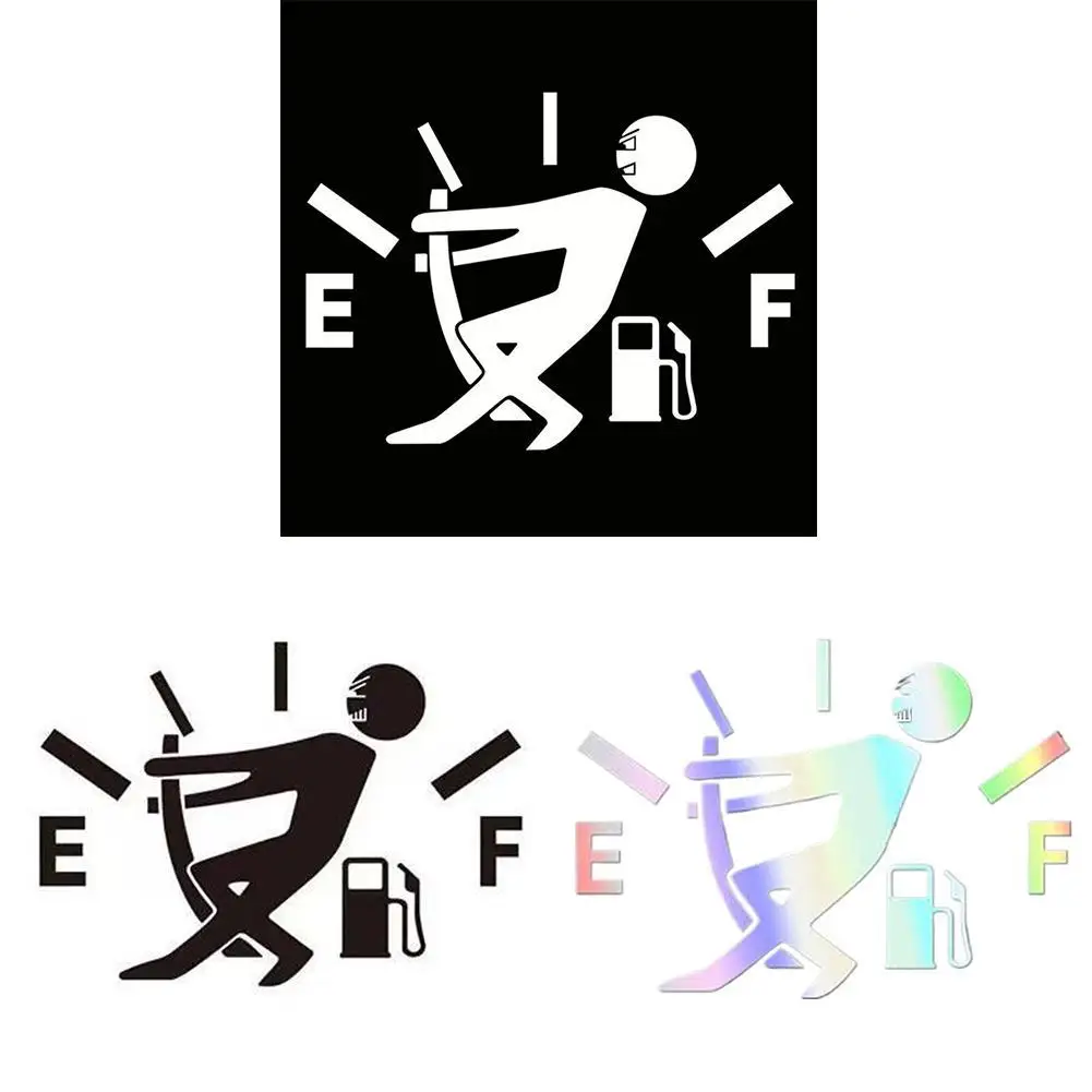 

Funny Creative Reflective Car Fuel Tank Cover Stickers Reflective Auto Stickers Car Decoration Accessories