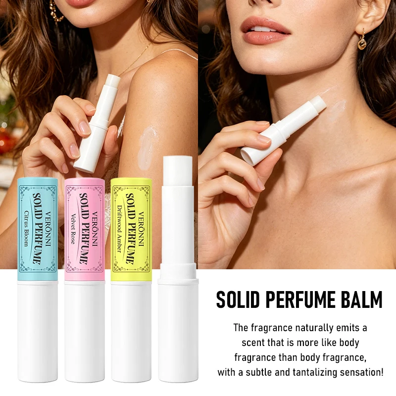 Solid Balm Pheromone Oil Rolling Perfume for Women Men Natural Fresh Love Perfume Fresh Perfume Deodorant for Men