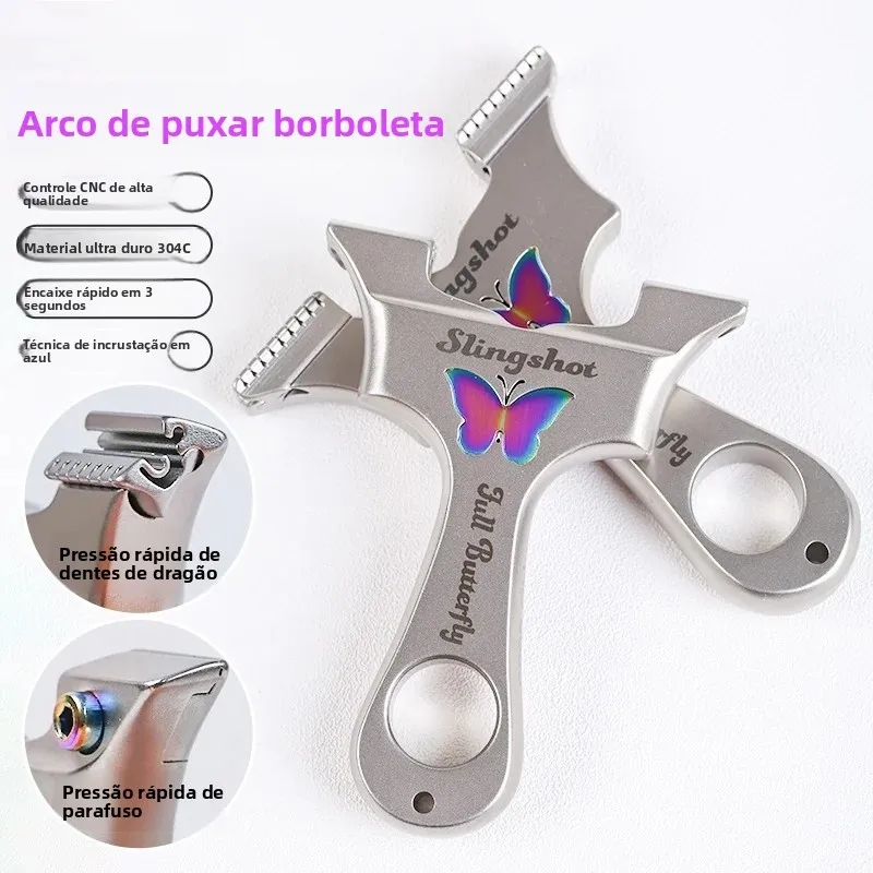 arco-de-competicion-de-exterior-potente-de-alta-precision-de-acero-inoxidable-con-diseno-de-mariposa-de-cuero-plano-sin-nece