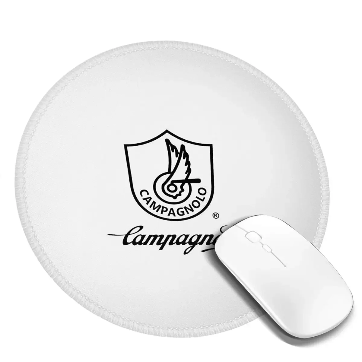 Campagnolo Vintage Italian Cycling Tour Round Mouse Pad Computer Keyboard Mouse Mat Gaming Laptop Desk Mat