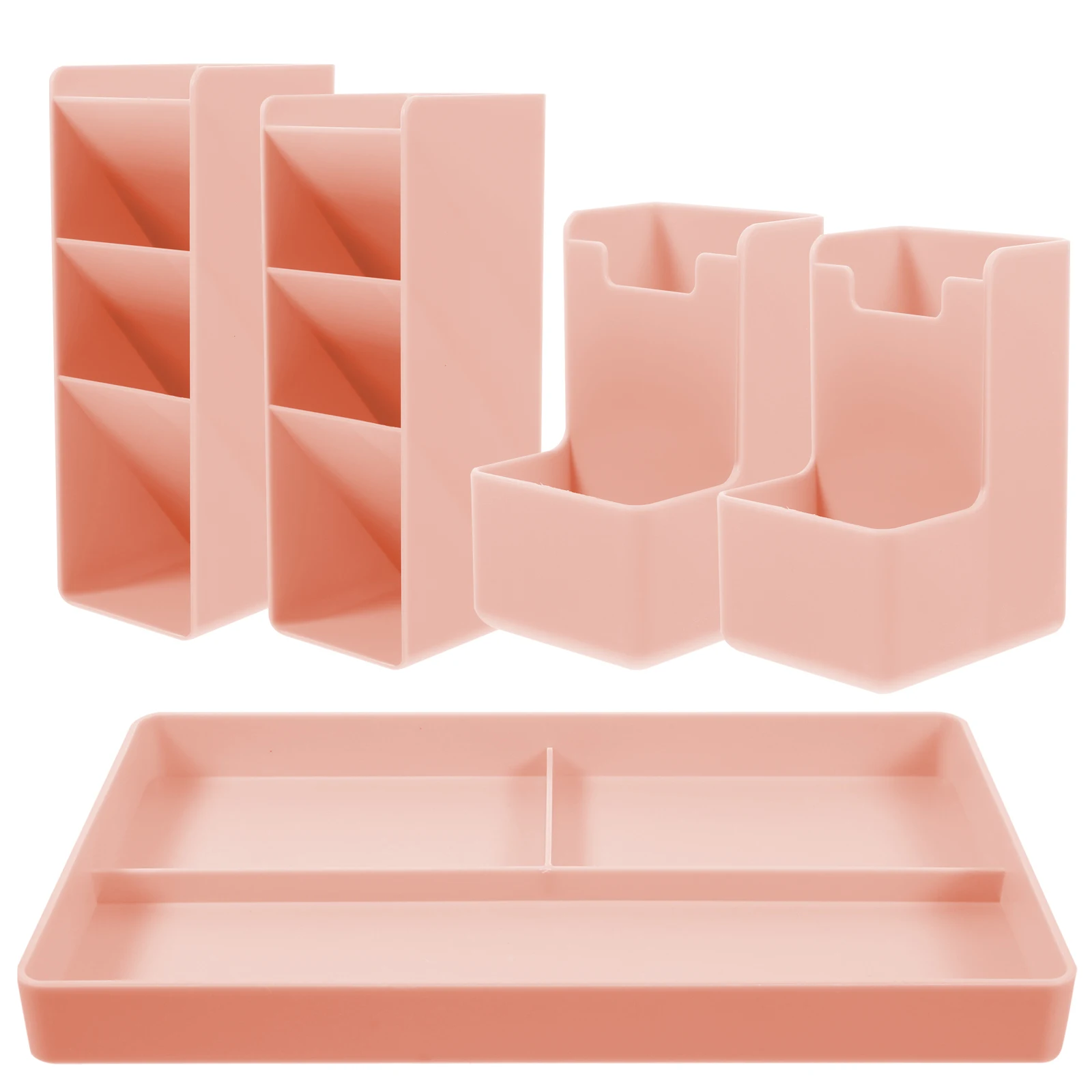 

Pencil Holder Storage Box Pencils Organizer Vertical Office Desktop Christmas Tree Pink