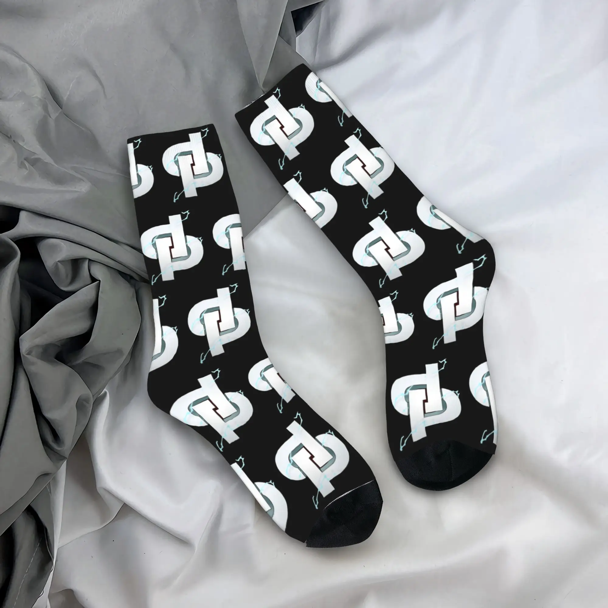 Hip-hop Jul Rapper Skateboard Socks  Polyester Crew Socks for Women Men Sweat Absorbing