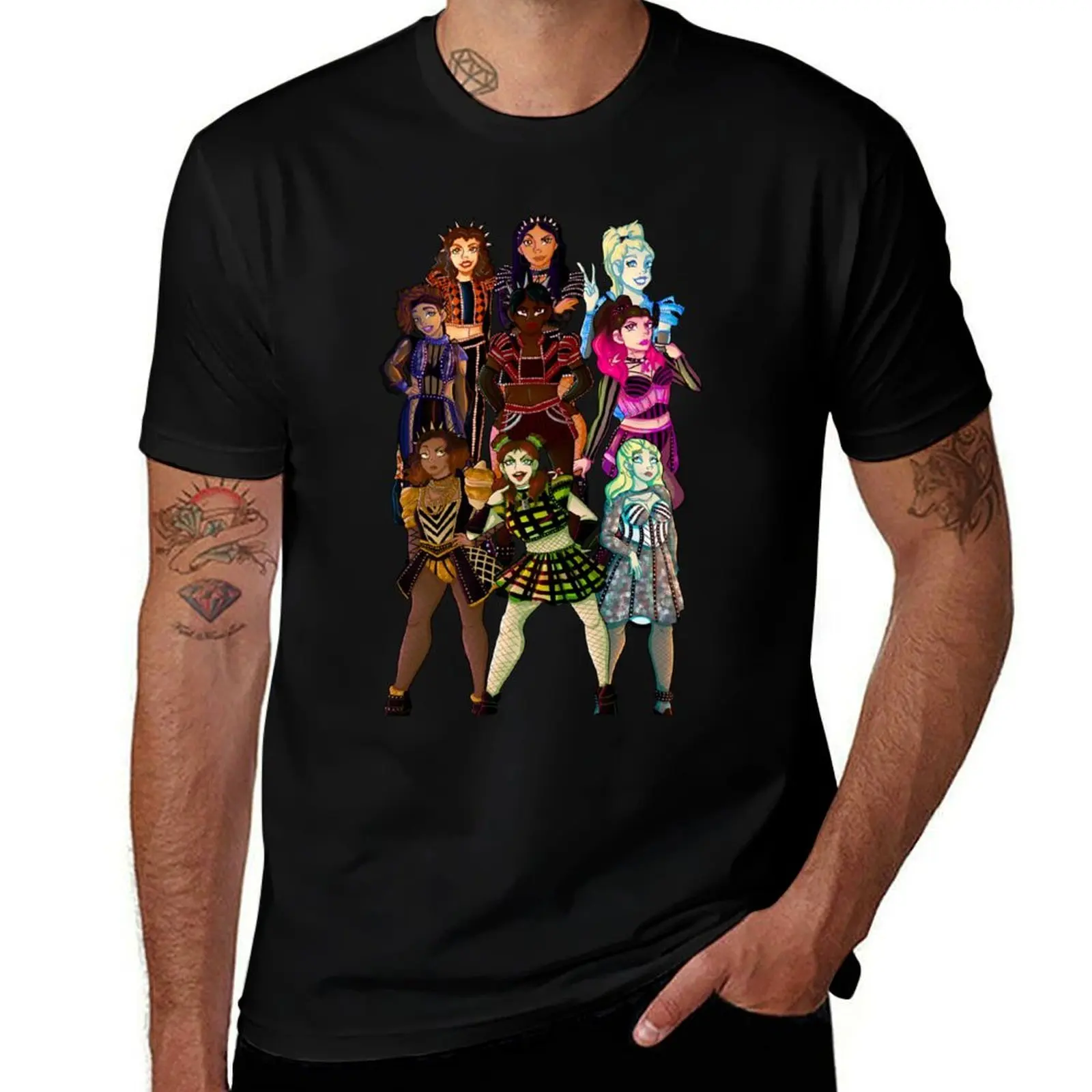 The Queens- SIX the musical T-Shirt Running Performance Short Sleeve Tee T-Shirt