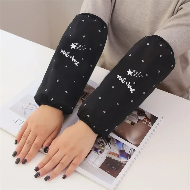 Waterproof Oilproof Oversleeves Housework Cleaning Anti-Dirty Sleeve Sleeve Cuff Protection Kitchen Apron Accessories 30*17cm