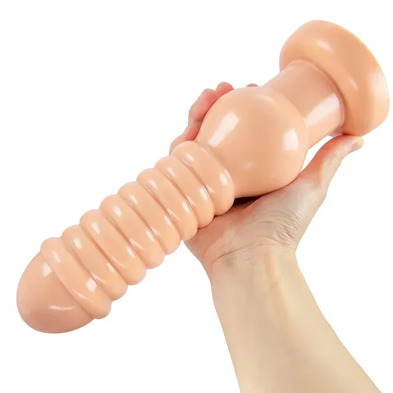 Riesige Gewinde Butt Plug Dildo Sexy Spielzeug Für Männer Frauen Buttplug Homosexuell Masturbatoren Dildos Für Erwachsene Anal Plug Sex Shop