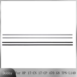 Base de goma autoadhesiva para ordenador portátil HP 17-CN 17-CP 470 G8, funda inferior de TPN-L140, almohadilla de repuesto de 355x4,85x2mm, color plateado, novedad