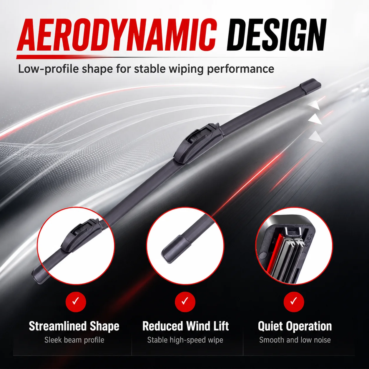 2Pcs 6-Layer Rubber Strip Windshield Wiper Blade Durable Quiet For Toyota Auris E150 E180 E210 2007-2024 Auto Parts view 4