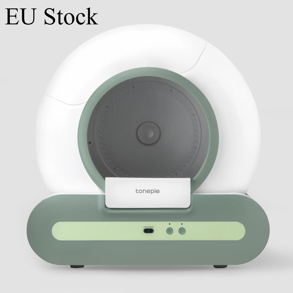 Tonepie 65L bac à litière pour chat intelligent toilette pour chat intelligente contrôlée par application connecté Wi-Fi, grande capacité, bac à litière autonettoyant pour chat