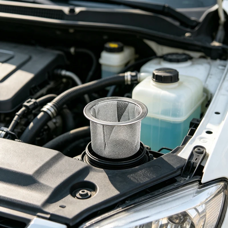 Suitable for Tesla Car Glass Water Filter Modification Accessories Funnel Thickening Universal Type