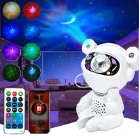 Astronaut Galaxy Star Projector Space Night Light LED RGB Lamp With Bluetooth Speaker For Room Decor Children Christmas Gift