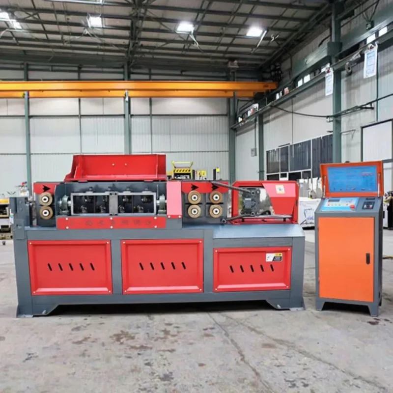 

Efficient Automatic Scrap Straightening Cutting Muhua Brand High Productivity Wire Processing Steel Bar Machine