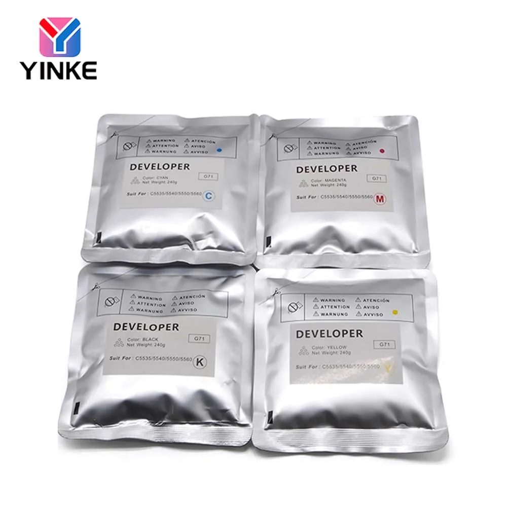 

1Set NPG71 Developer Powder For Canon IR C5535 C5540 C5550 C5560 High Quality Japan OEM Compatible Carrier CMYK