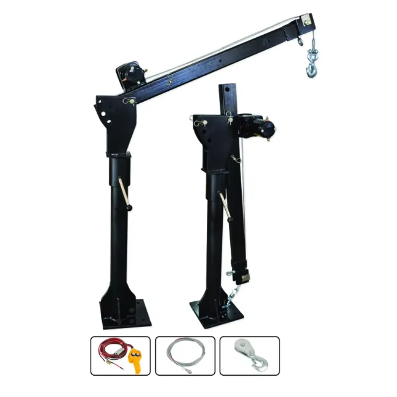 Mini Portable Mobile Jib Crane 1 Ton Capacity 360 Degree Rotating Swing Arm Lift Good Price Engine Pump Motor Core Components