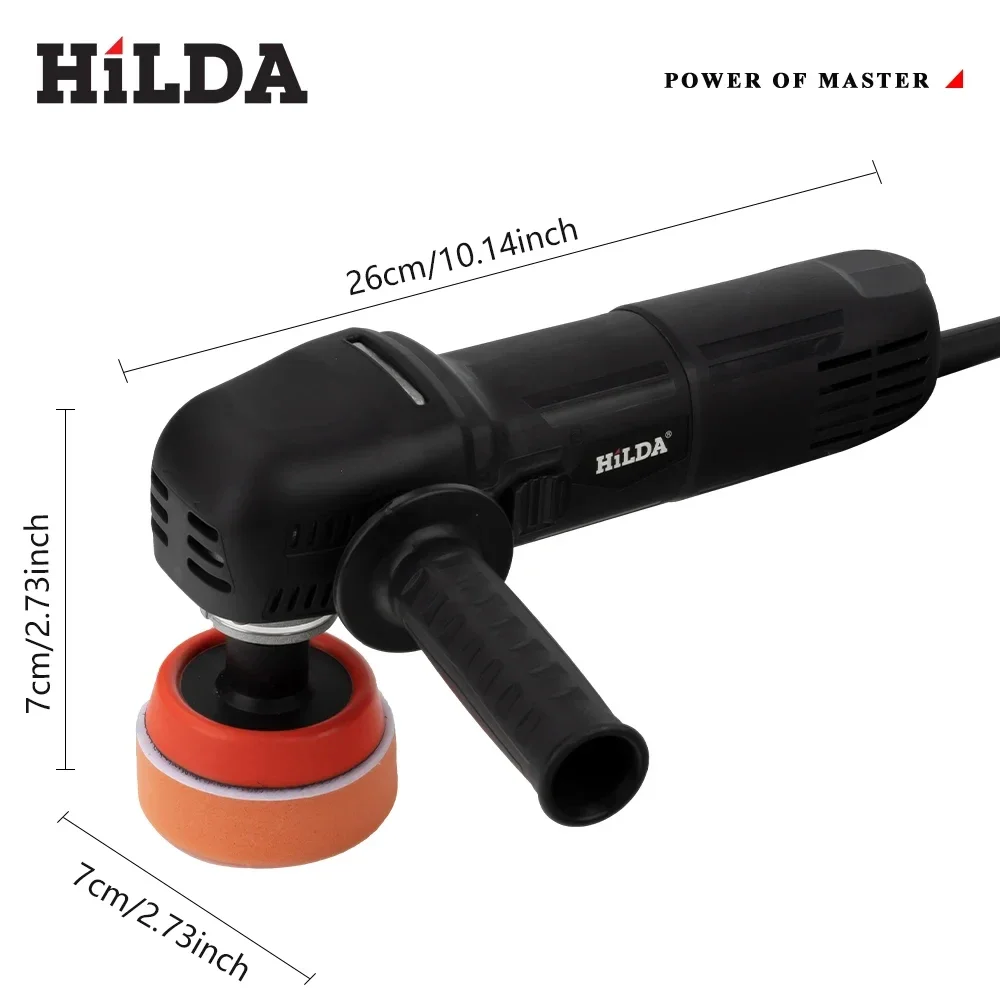 هيلدا سيارة الكهربائية الملمع عازلة الملمع سيارة بالتفصيل عدة لوحة تلميع تلميع السيارات والشمع