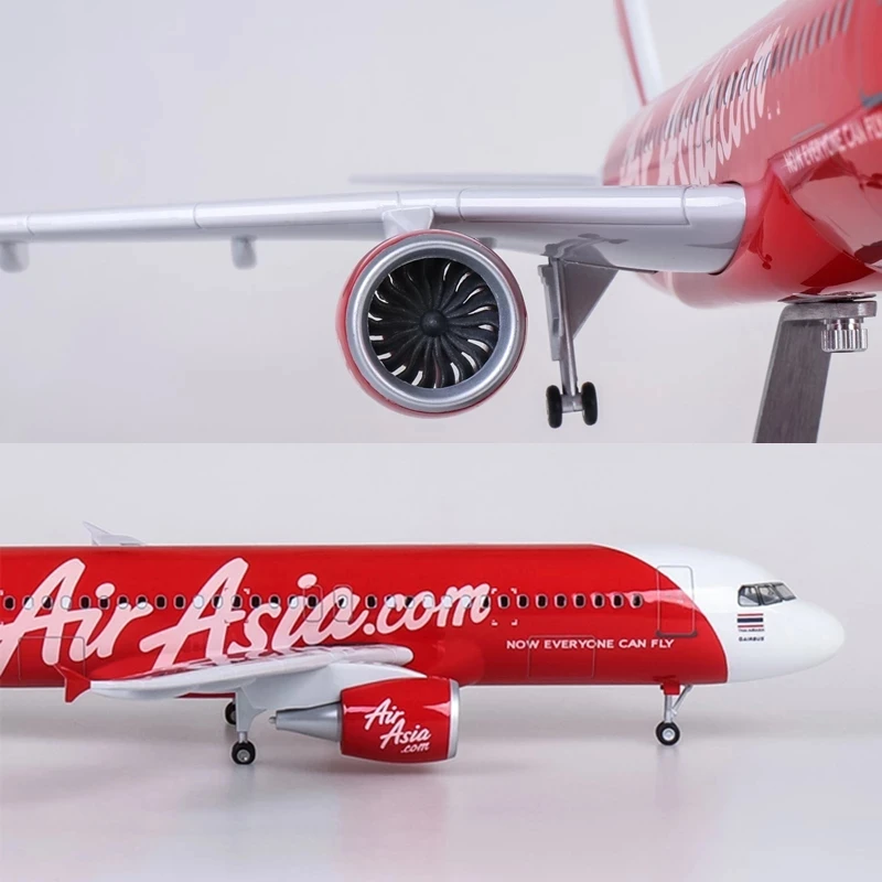 مقياس 1:85 47 سنتيمتر ايرباص A320 ايرازيا نموذج طائرة 320 زخرفة نماذج طائرة دييكاست للبالغين جمع هدية بواسطة الطيران