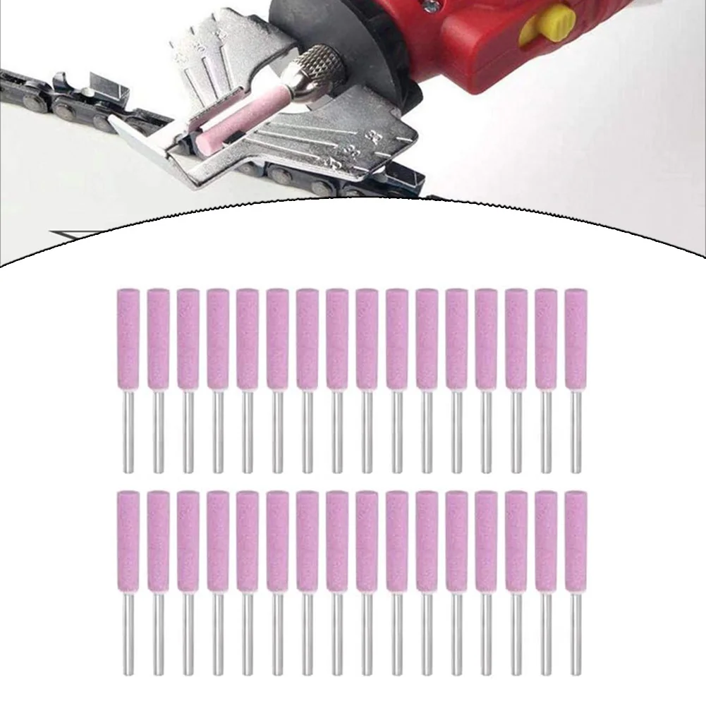 

32 Pcs Diamond Chainsaw Sharpener,Sharpening Stone Polishing Grinding File Tool Wheel Grinder Replacements Grinding Bit