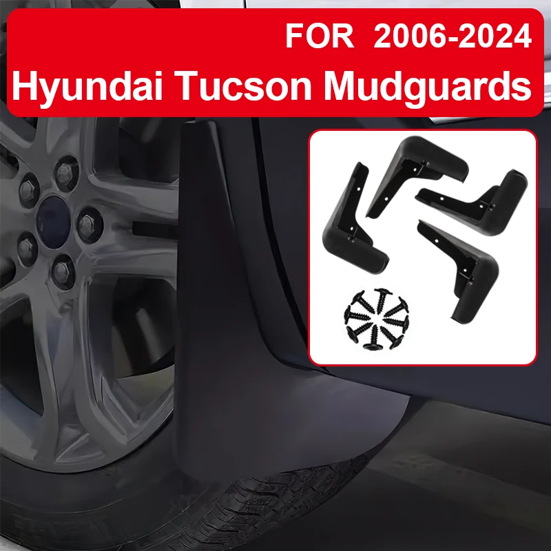 

Soft Mud For Hyundai Tucson 2006-2024 Accessories TPE Mudguards Original Design Fender Anti-Snow Anti-Sand Guard Protector