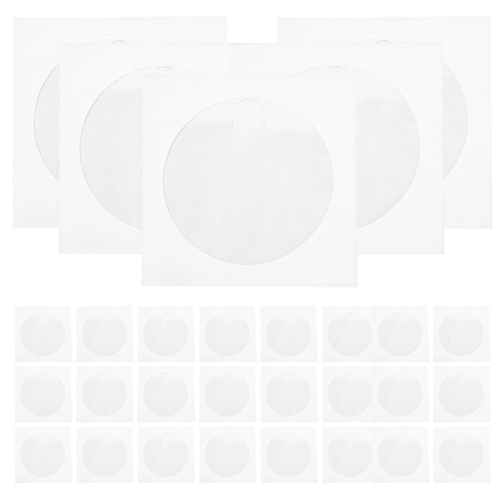 

100Pcs Cd Dvd Paper Storage Sleeves Tear Resistant Covers Perfect for Filing Protecting Organizing Cd Sleeves Dvd Storage