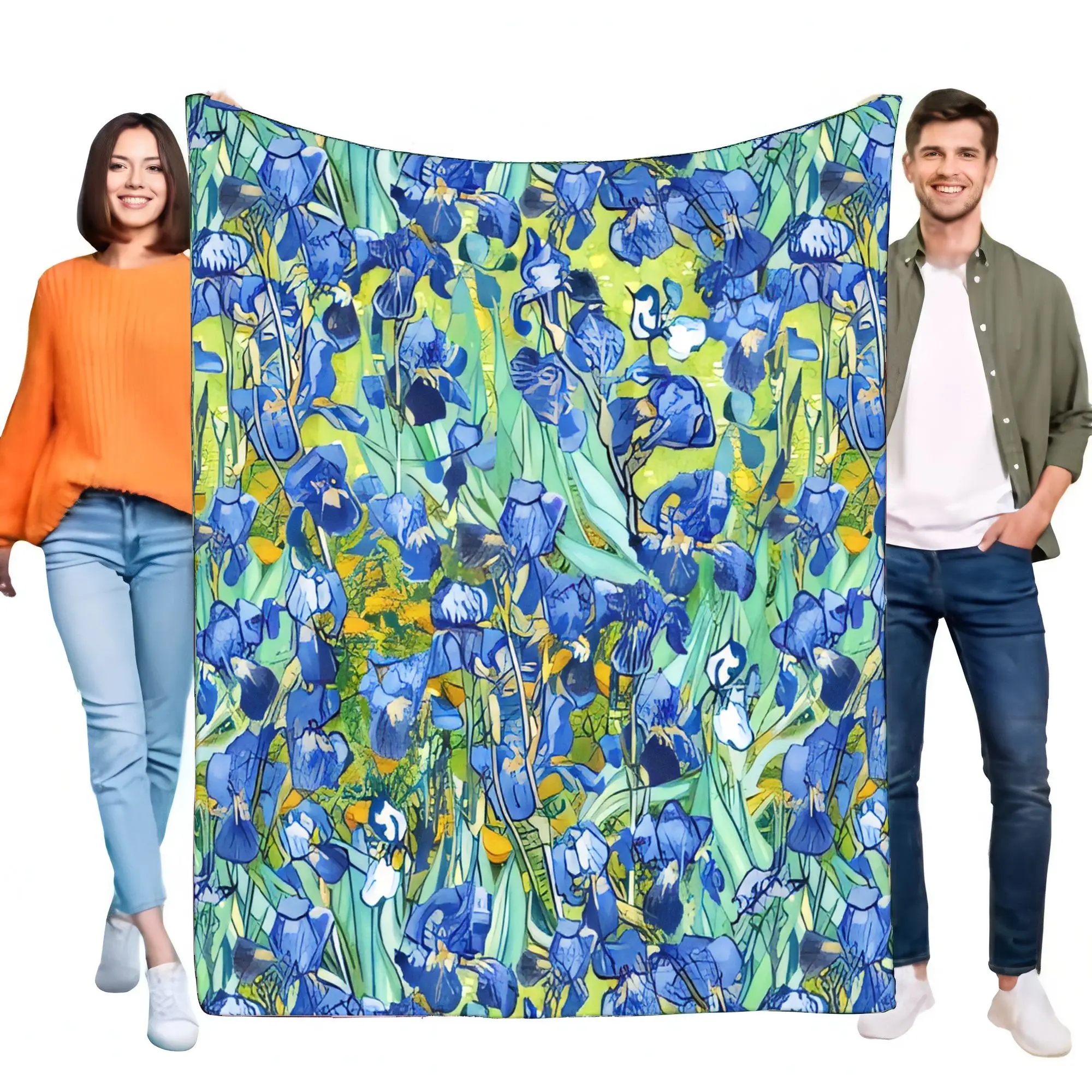 Blue Iris Floral Sh… - image