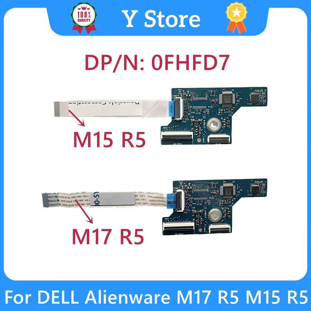 Y Store الأصلي لديل Alienware M17 R5 M15 R5 لوحة مهايئ لوحة المفاتيح LS-L65KP 0FHFD7 FHFD7 100% اختبار سريع السفينة