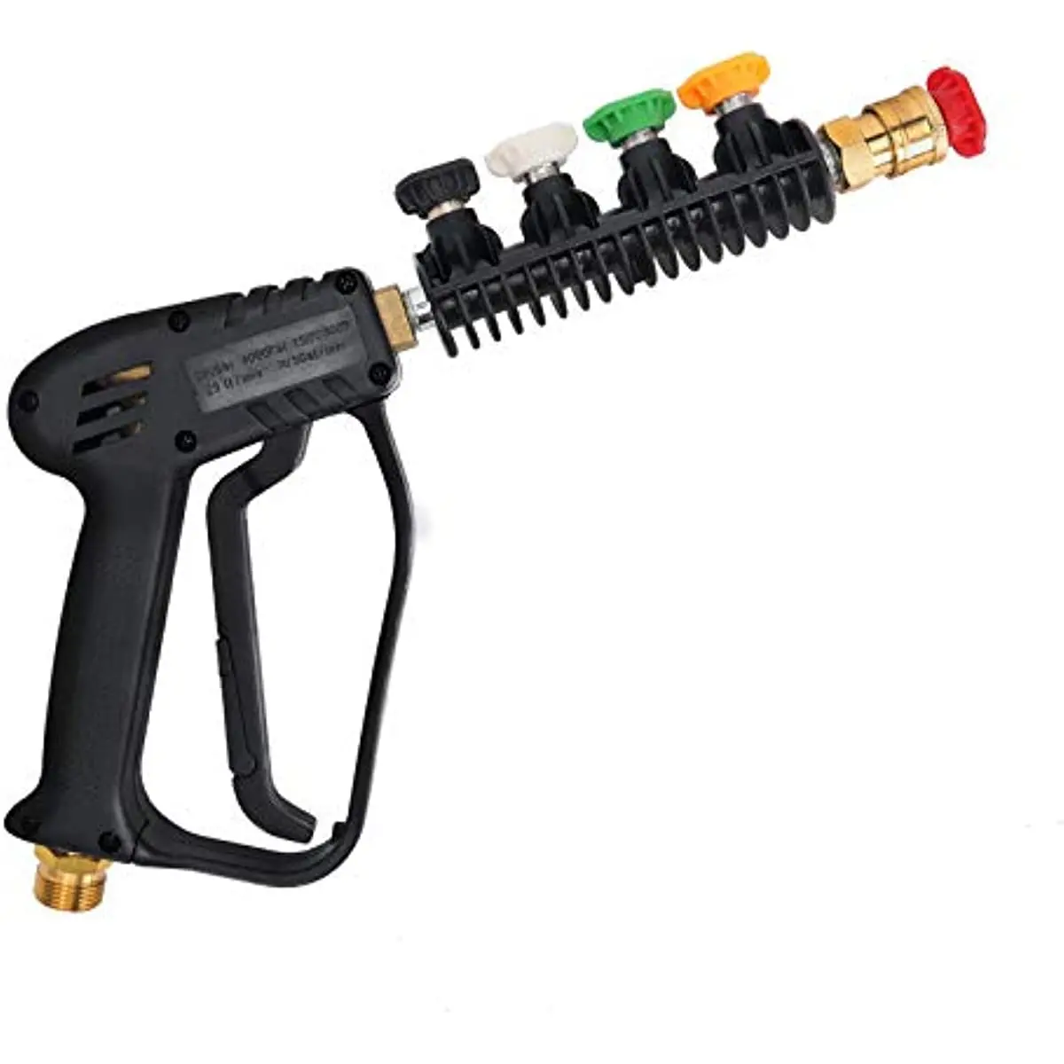 مسدس رش لغسالة الضغط العالي 4000 رطل لكل بوصة مربعة مع تركيب مدخل M22-ID14mm، مسدس مياه نفاث بديل لغسالة الطاقة