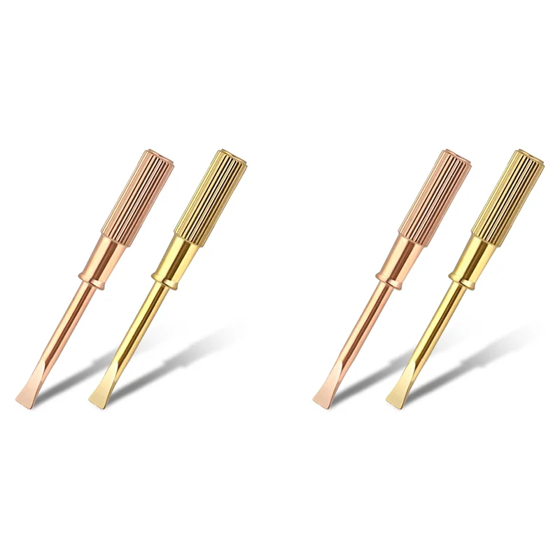 

A03F-4 шт. отвертка для браслета из титановой стали мини-отвертка инструменты для ремонта ювелирных изделий шлицевая отвертка подходит для ремонта