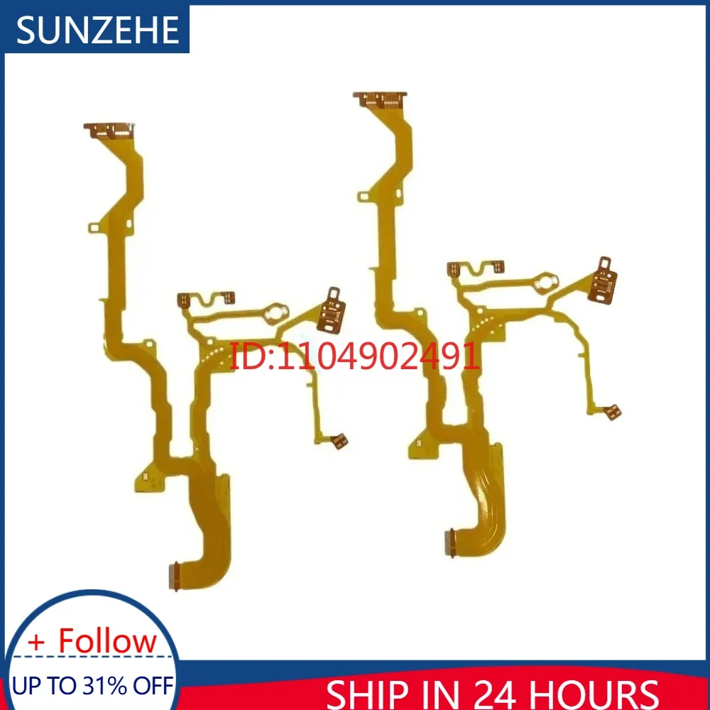 1PCS New Lens Base Bottom Back Flex Cable with IC Connector for Sony RX100M3 RX100M4 RX100M5 ZV1 Z-V1 Camera Repair Parts