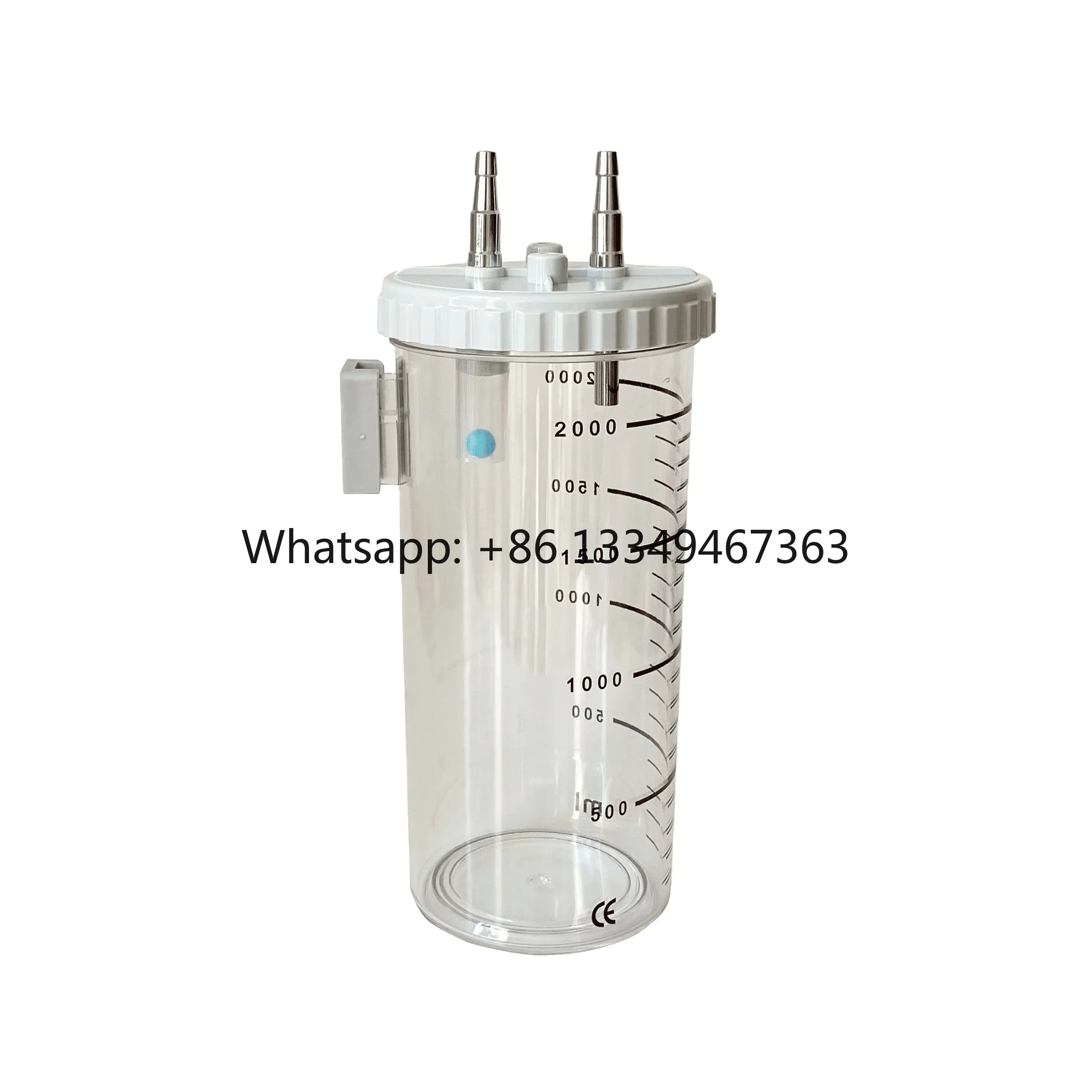bouteille-boite-d'aspiration-sous-vide-medicale-de-haute-qualite-cartouche-d'aspiration-medicale-type-de-couvercle-a-vis-de-2-litres