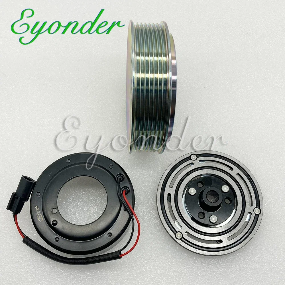 AC Air Conditioning Compressor Magnetic Clutch Pulley 7V16 for Renault DACIA DUSTER Nissan Terrano III 8201018716 82010-18716