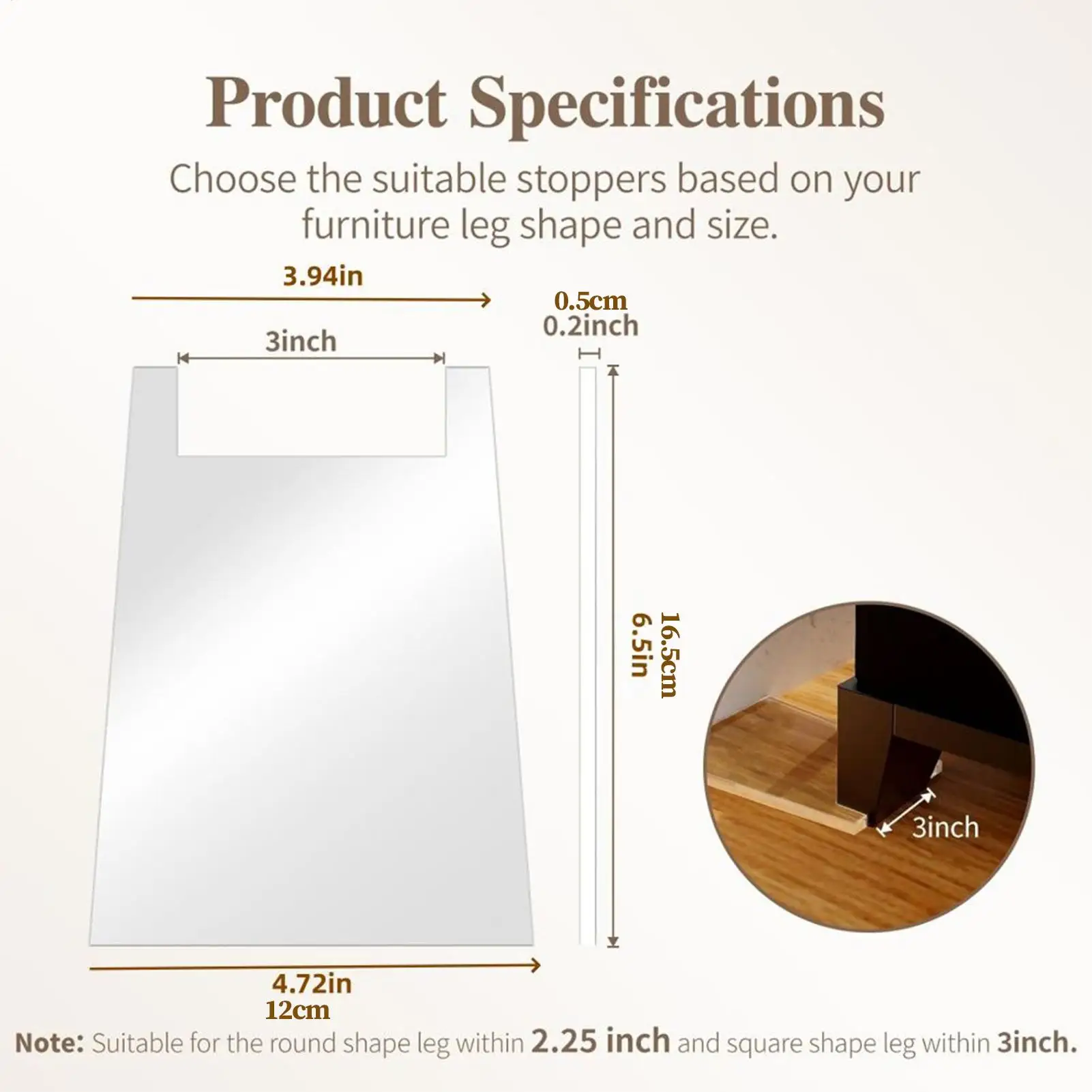 Couch-Wandabstandshalter, 2-teilig, Stoßstangenschutz, Couch-Wandschutz für Steckdose, Sofa, Bett, Schrank, Wohnung, Zuhause, Hotel, Boden, Schlafzimmer