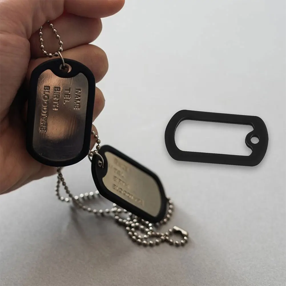 

14pcs Dog Tag Protector Silicone Cover for Noise Reduction Pet Supply Name Tags Rings Accessories Holder Sleeve