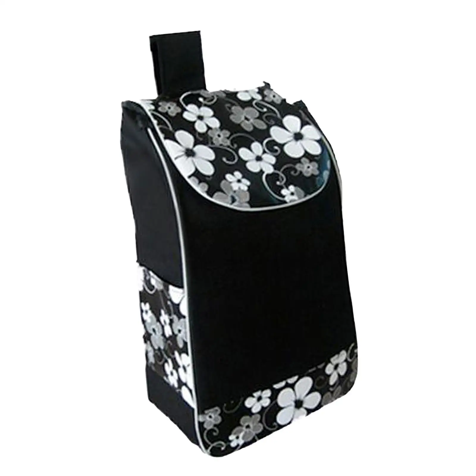 Utility Cart Foldable Reusable Shopping Bag Durable Oxford Cloth Collapsible for Shopping Trolley Replacement and Storage