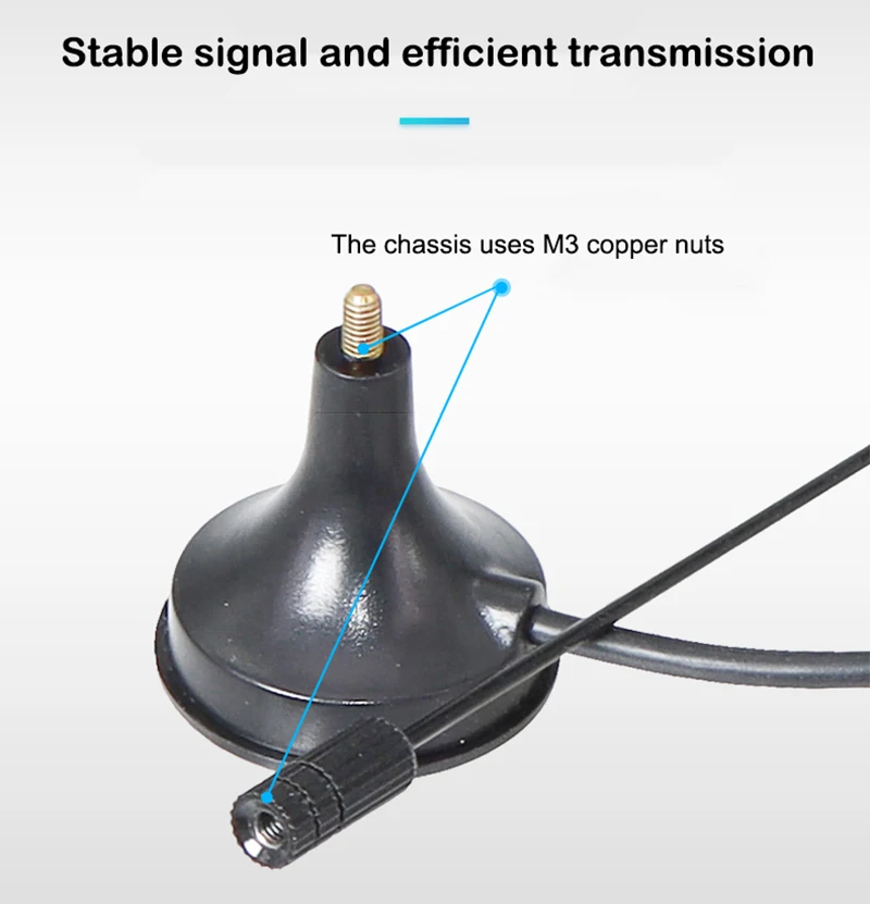 Home Indoor TV FM Antenna With Amplifier DVB-T/T2 Digital TV Radio Receiver Magnetic Base Omni Antenna Signal Booster ISDB DTMB image 4