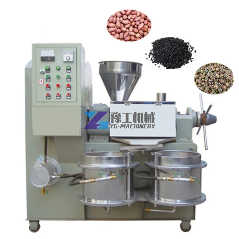 Cooking Olive Coconut Sunflower Oil Making Filter Press Extraction Refining Machine