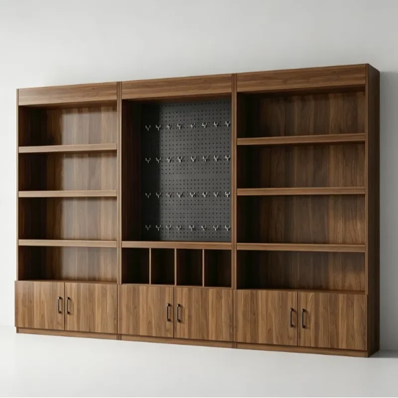 Display Cabinet Shelf for Supermarket Convenience Store Hook Display Rack Mobile Phone Shop Storage Stationery Store Shelving